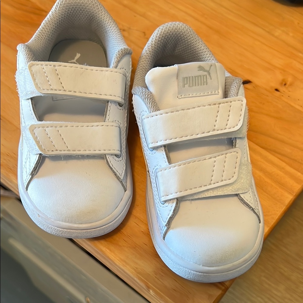 Puma Kids White Sneakers